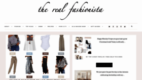 What Therealfashionista.com website looked like in 2020 (4 years ago)