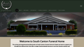 What Thesouthcantonfuneralhome.com website looked like in 2020 (4 years ago)