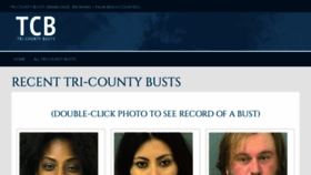What Tricountybusts.com website looked like in 2020 (4 years ago)