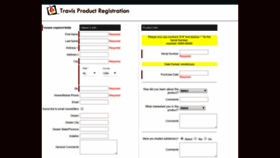 What Travisregistration.com website looked like in 2020 (4 years ago)