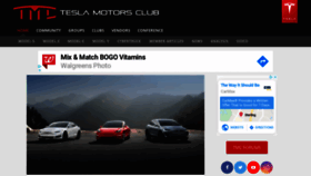 What Teslamotorsclub.com website looked like in 2020 (4 years ago)