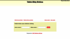 What Telelotobilietutikrinimas.eu website looked like in 2020 (5 years ago)