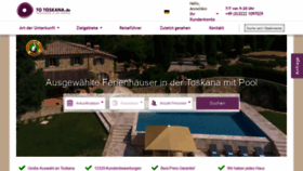 What To-toskana.de website looked like in 2020 (4 years ago)