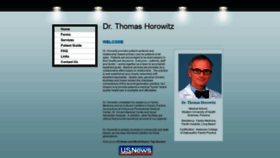 What Thomashorowitz.com website looked like in 2020 (4 years ago)