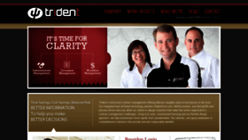 What Trident-it.com website looked like in 2020 (4 years ago)