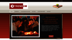 What Trendum.cz website looked like in 2020 (4 years ago)