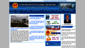 What Tuyphuoc.binhdinh.gov.vn website looked like in 2020 (4 years ago)