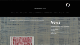 What Terri-brooks-artist.com website looked like in 2020 (4 years ago)