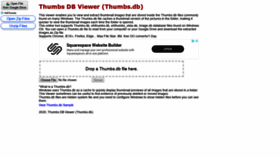 What Thumbsdb.herokuapp.com website looked like in 2020 (4 years ago)