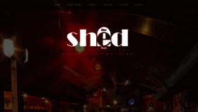 What Theshedbar.co.uk website looked like in 2020 (4 years ago)