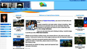 What Tropicalhomesrealtypr.com website looked like in 2020 (4 years ago)