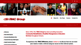 What Tracgroup.ca website looked like in 2020 (4 years ago)