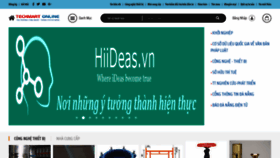 What Techmartdanang.vn website looked like in 2020 (4 years ago)