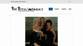 What Totalworkoutmontclair.com website looked like in 2020 (4 years ago)