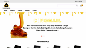 What Thedinonail.com website looked like in 2020 (4 years ago)