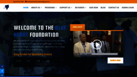 What Theblueheartfoundation.org website looked like in 2020 (4 years ago)