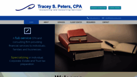What Tpeterscpa.com website looked like in 2020 (4 years ago)