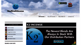 What Theofficialk2incense.com website looked like in 2020 (4 years ago)
