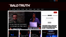 What Thebaldtruth.com website looked like in 2020 (4 years ago)