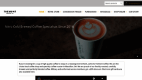 What Tremontcoffee.com website looked like in 2020 (4 years ago)