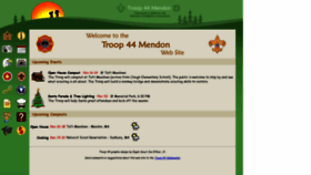 What Troop44mendon.org website looked like in 2020 (4 years ago)
