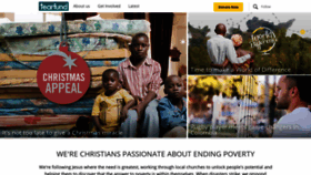What Tearfund.org website looked like in 2020 (4 years ago)