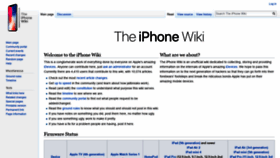 What Theiphonewiki.com website looked like in 2020 (4 years ago)