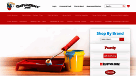 What Thepaintstore.com website looked like in 2020 (4 years ago)