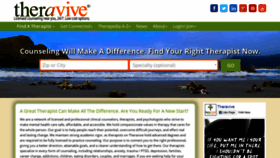 What Theravive.com website looked like in 2020 (4 years ago)