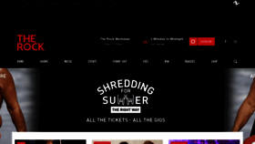 What Therock.net.nz website looked like in 2020 (6 years ago)