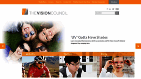 What Thevisioncouncil.org website looked like in 2020 (4 years ago)