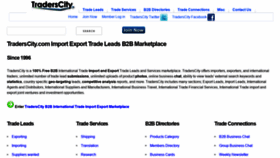 What Traderscity.com website looked like in 2020 (4 years ago)
