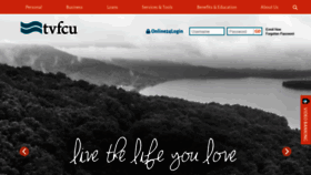 What Tvfcu.com website looked like in 2020 (4 years ago)