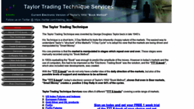 What Taylortradingtechnique.net website looked like in 2020 (4 years ago)