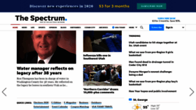 What Thespectrum.com website looked like in 2020 (4 years ago)