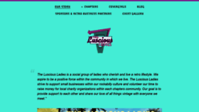 What Thelusciousladies.com website looked like in 2020 (4 years ago)