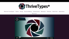What Thrivetypes.com website looked like in 2020 (4 years ago)