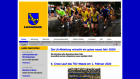 What Tsv-weeze-leichtathletik.de website looked like in 2020 (4 years ago)