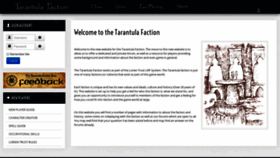 What Tarantulafaction.com website looked like in 2020 (4 years ago)