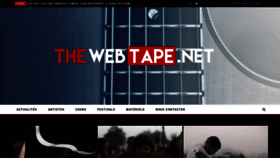 What Thewebtape.net website looked like in 2020 (4 years ago)