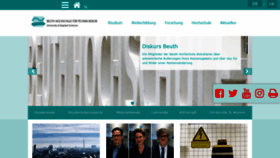 What Tfh-berlin.de website looked like in 2020 (4 years ago)
