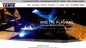What Tamig.com website looked like in 2020 (4 years ago)