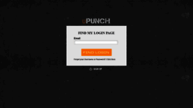 What Trackmypunch.com website looked like in 2020 (4 years ago)
