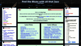 What Theblues-thatjazz.com website looked like in 2020 (4 years ago)