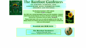 What Thebarefootgardener.org website looked like in 2020 (4 years ago)
