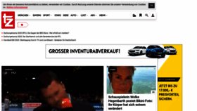 What Tz.de website looked like in 2020 (4 years ago)