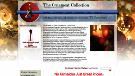 What Theornamentcollection.com website looked like in 2020 (4 years ago)