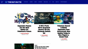 What Twinfinite.net website looked like in 2020 (4 years ago)