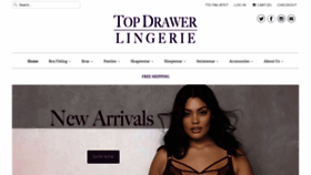 What Topdrawerlingerie.com website looked like in 2020 (4 years ago)