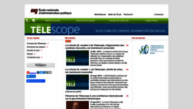 What Telescope.enap.ca website looked like in 2020 (4 years ago)